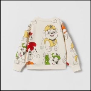 Zara kids paw patrol sweatshirt and sweatpants. Size 2-3 years